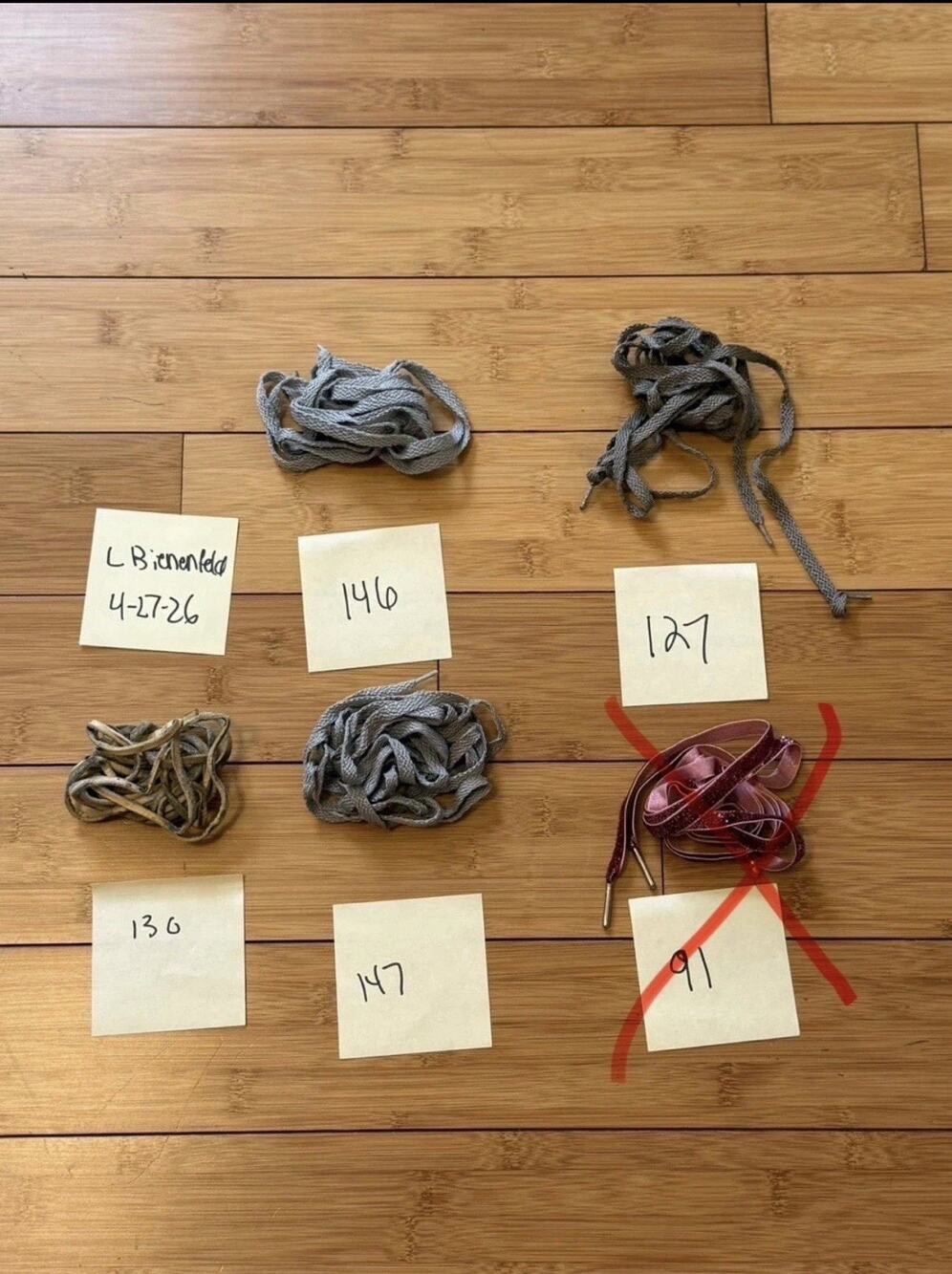 Genuine Golden Goose laces LOT OF 4 Vintage.